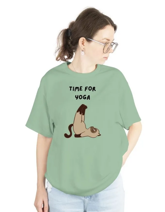 Yoga Unisex Terry Fabric Oversized Tee