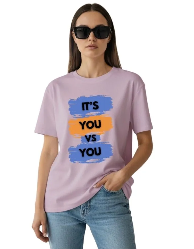 You vs You Unisex Terry Fabric Oversized Tee