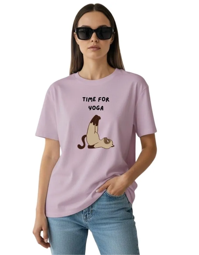 Yoga Unisex Terry Fabric Oversized Tee