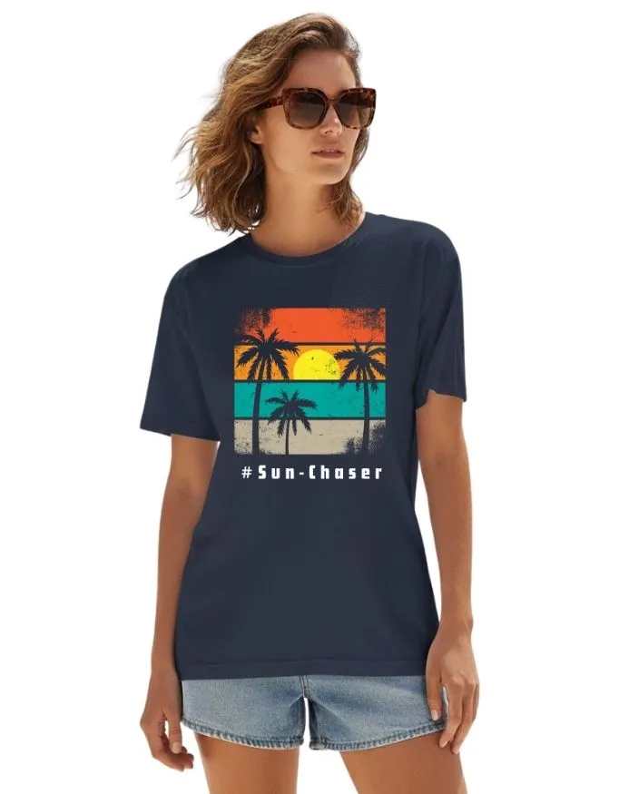 Sun Chaser Unisex Terry Fabric Oversized Tee