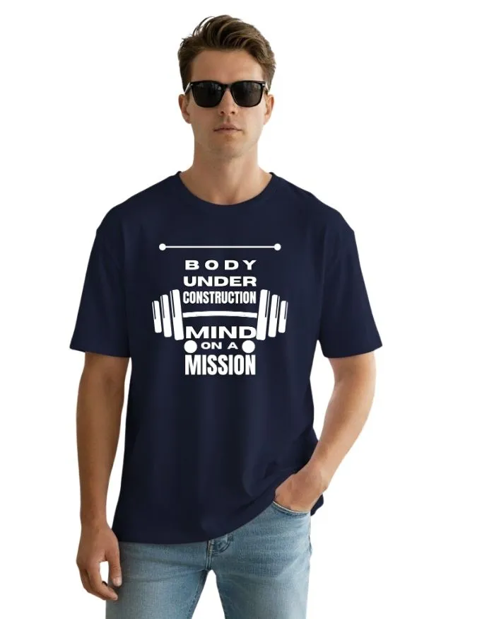 Gym Life Unisex Terry Fabric Oversized Tee