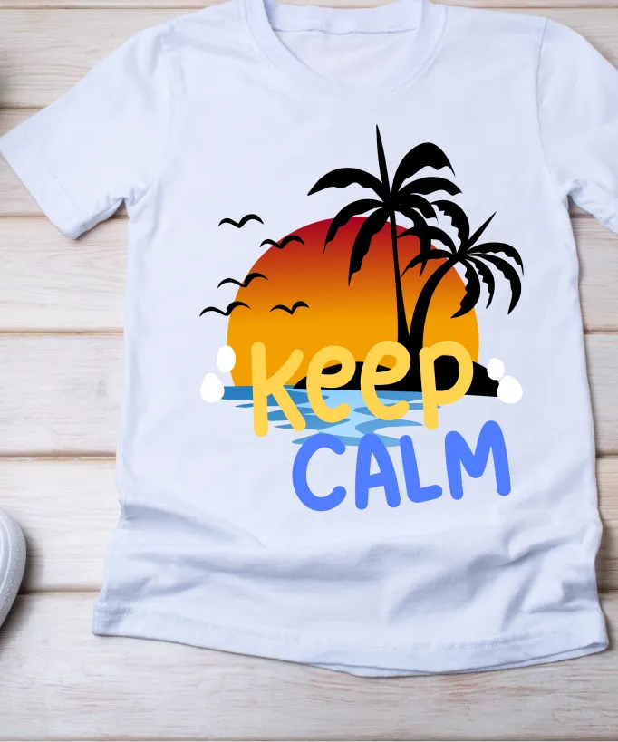 Keep Calm Unisex Supima T-Shirt