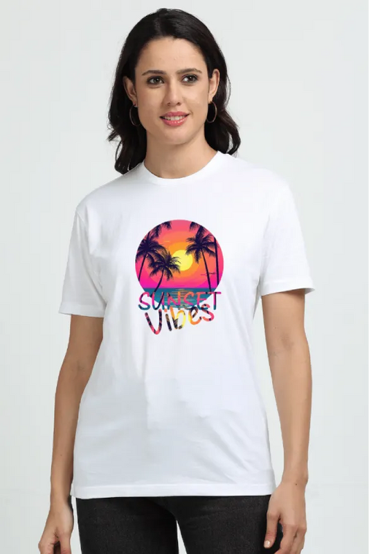 Sunset Vibes Unisex Supima T-Shirt