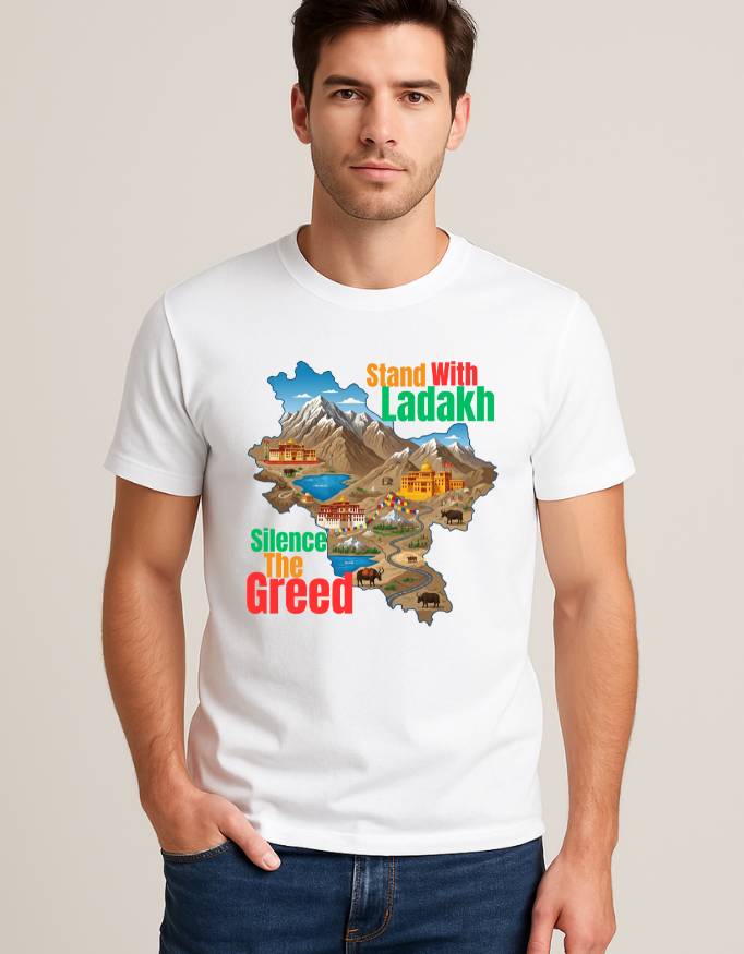 Stand With Ladakh Unisex Regular Fit T-Shirt