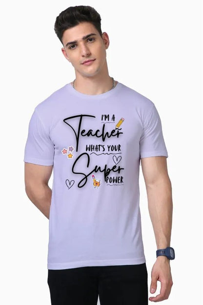Teacher Power Unisex Supima T-Shirt
