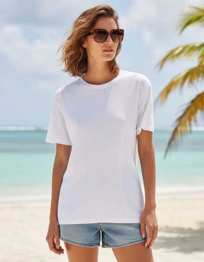 Plain Unisex Terry Oversized Tee