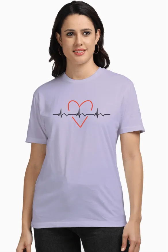Heart Beat Unisex Supima T-Shirt