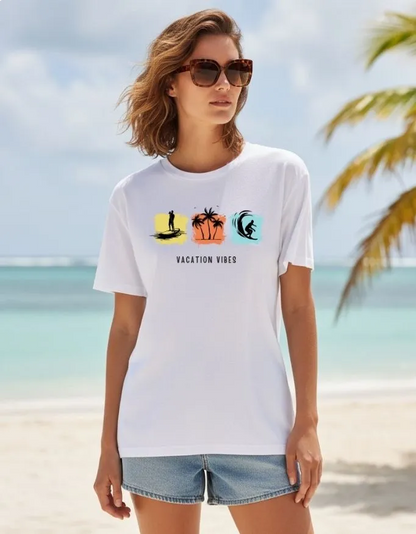 Vacation Vibes Unisex Supima T-Shirt
