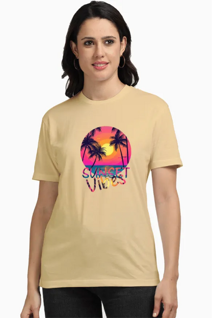 Sunset Vibes Unisex Supima T-Shirt