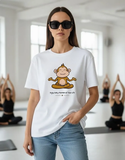Yoga Unisex Terry Fabric Oversized Tee