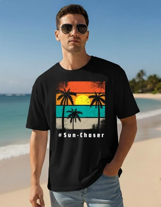 Sun Chaser Unisex Terry Fabric Oversized Tee