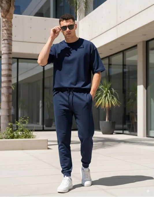 Unisex Premium Oversized Tee & Joggers Combo Pack