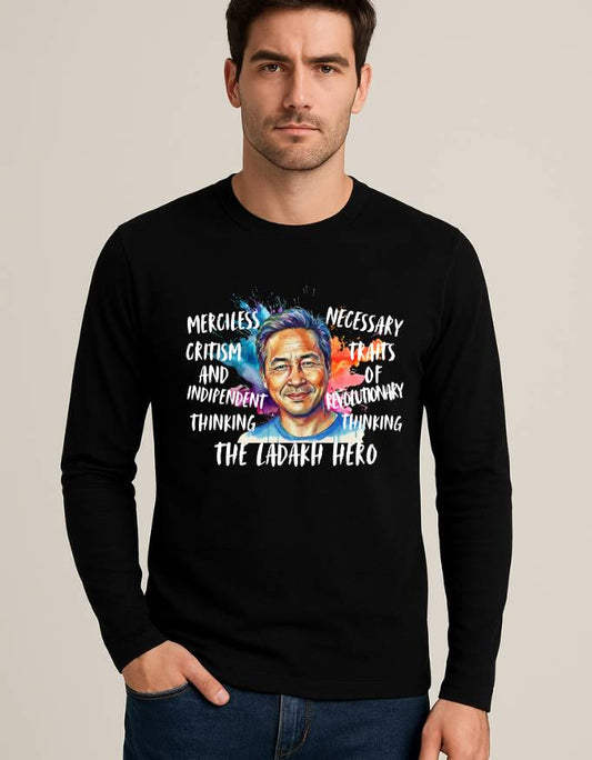 Stand With Ladakh Men's Full Sleeve T-Shirt