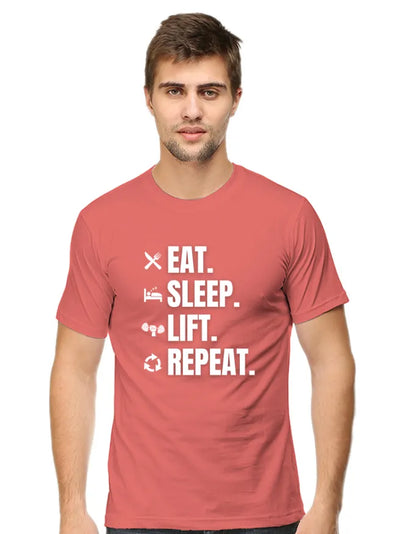 Eat Sleep Lift Repeat Unisex Premium T-Shirt