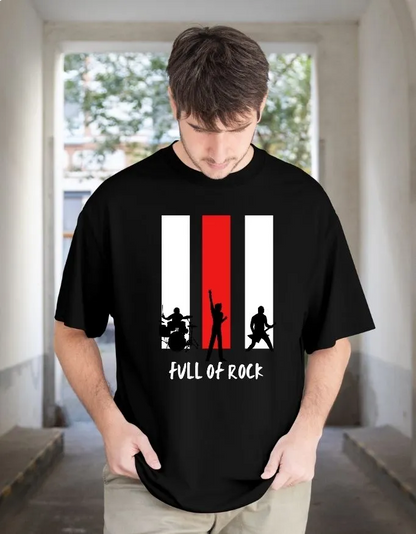 Full on Rock Unisex Terry Fabric Oversized Tee