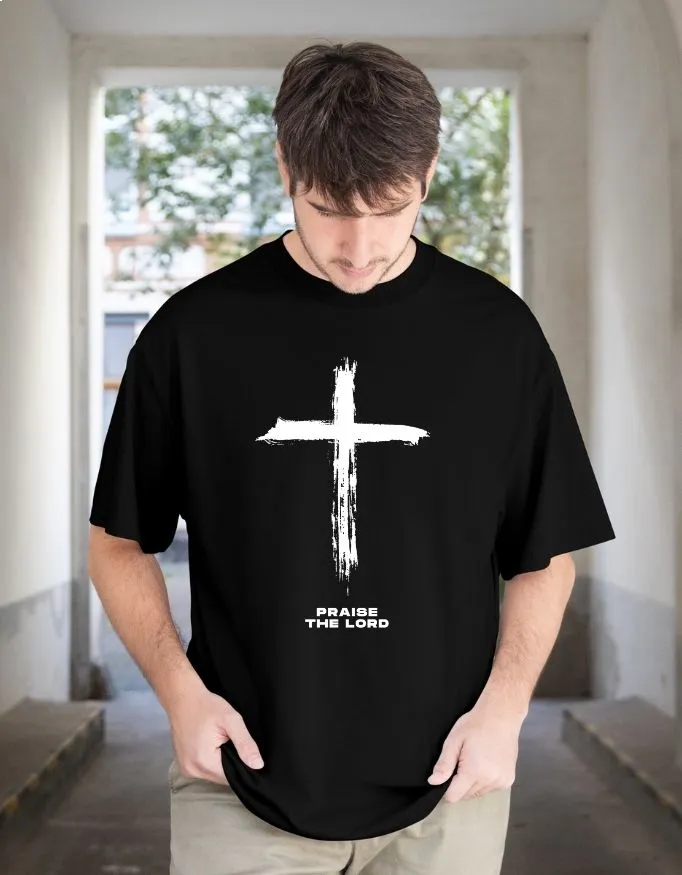 Jesus Love Unisex Terry Fabric Oversized Tee