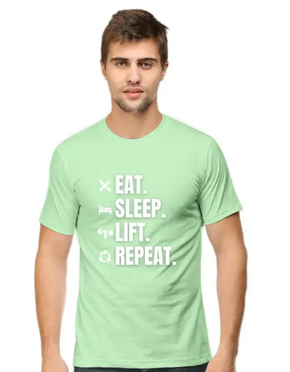 Eat Sleep Lift Repeat Unisex Premium T-Shirt