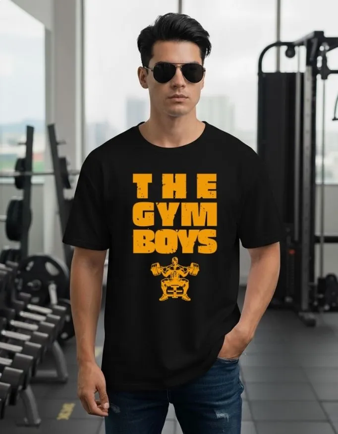 Gym Boys Unisex Terry Fabric Oversized Tee