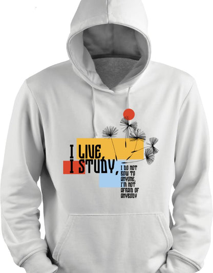 I Live I Study Unisex  Premium Hoodie