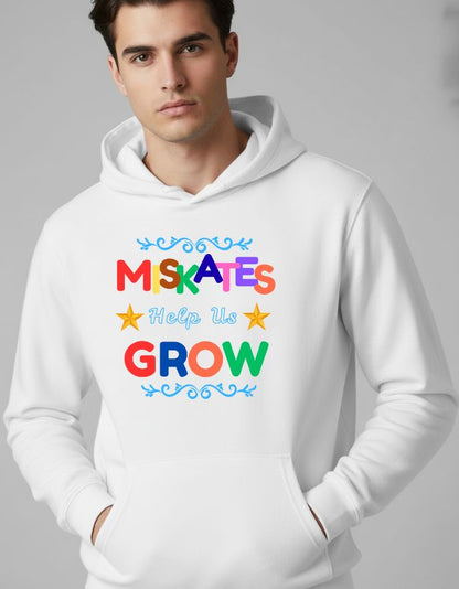 Mistakes Help Us Grow Unisex Oversized Hoodie