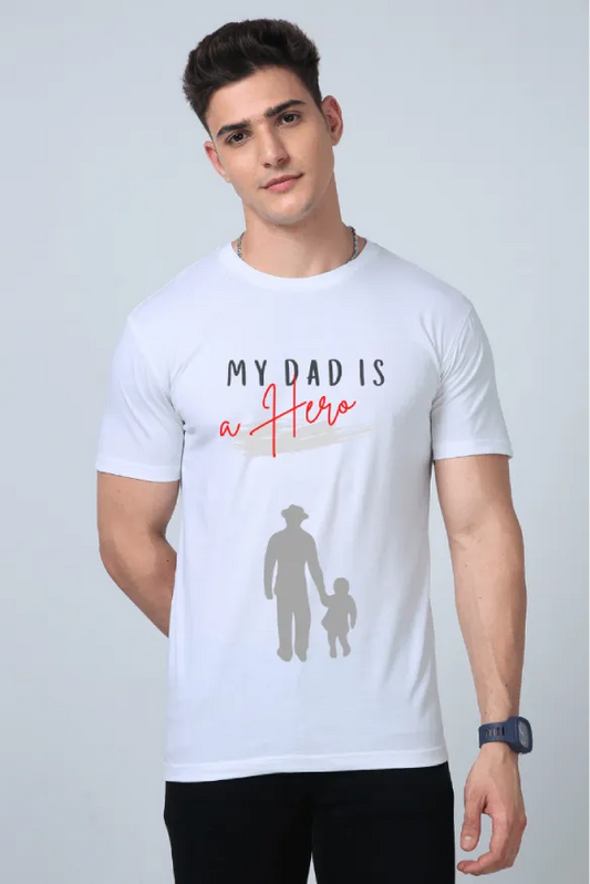 My Dad is Hero Unisex Supima T-Shirt