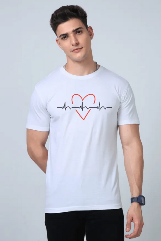 Heart Beat Unisex Supima T-Shirt