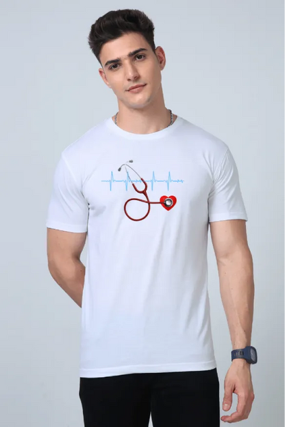Heart Beat Unisex Supima T-Shirt