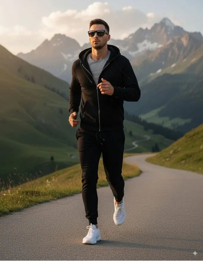 Premium Unisex Zip Hoodie and Joggers Combo