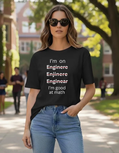 Engineers Unisex Terry Fabric Oversized Tee