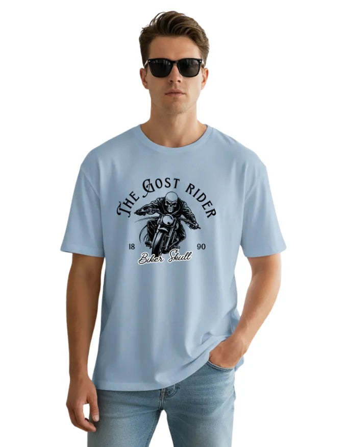 Ghost Rider Unisex Terry Fabric Oversized Tee
