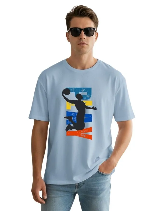 Sports Life Unisex Terry Fabric Oversized Tee