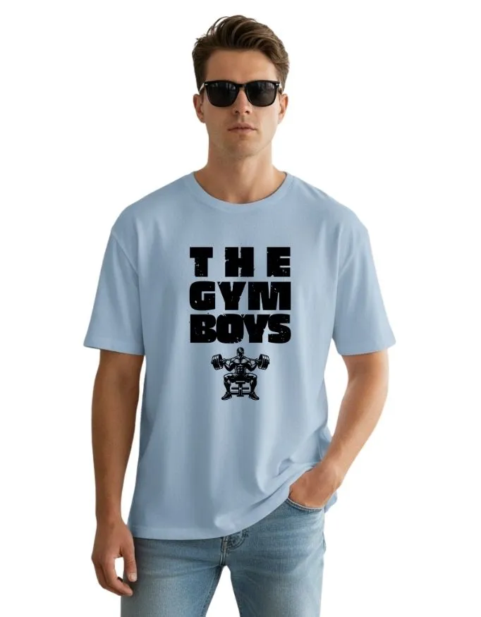 Gym Boys Unisex Terry Fabric Oversized Tee