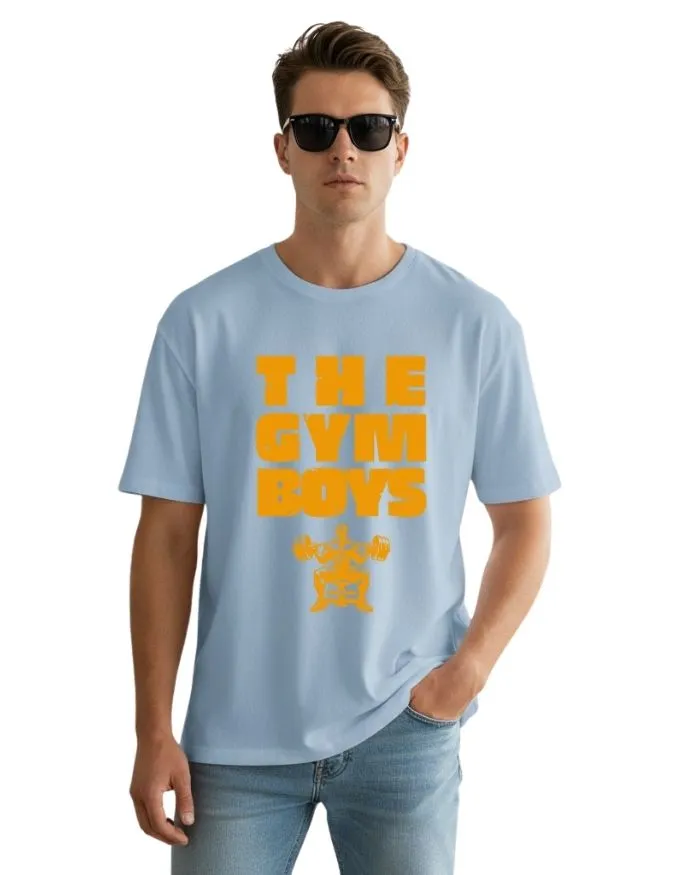 Gym Boys Unisex Terry Fabric Oversized Tee