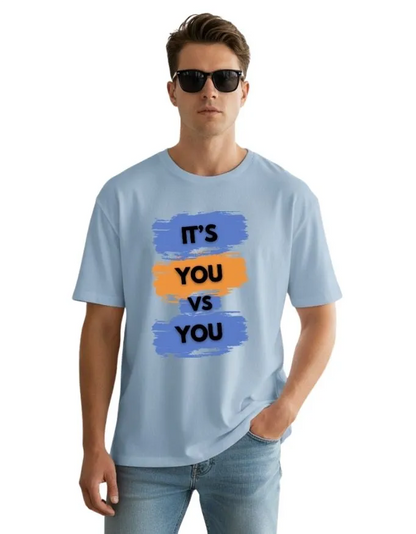 You vs You Unisex Terry Fabric Oversized Tee