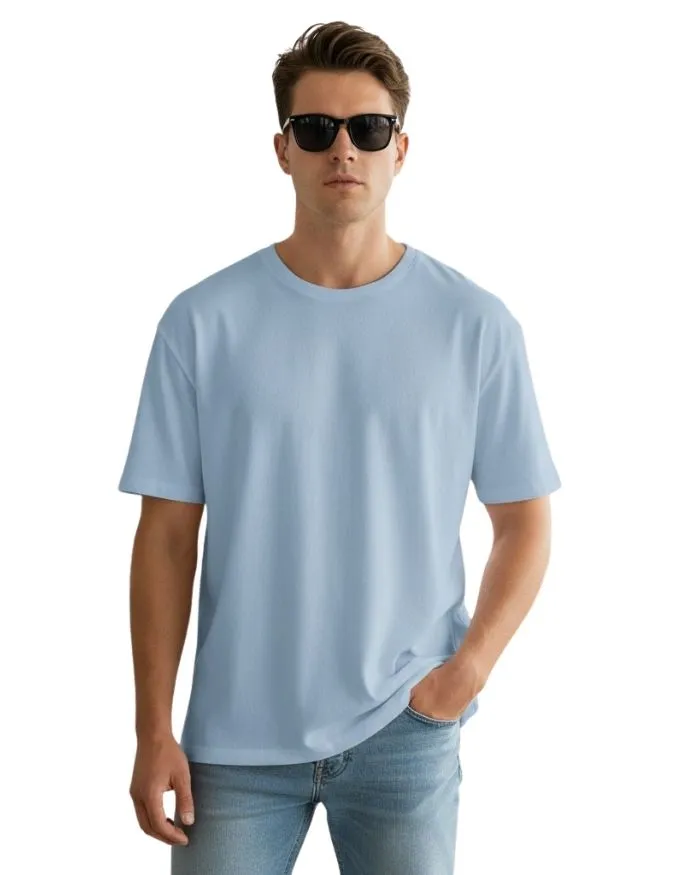 Plain Unisex Terry Oversized Tee