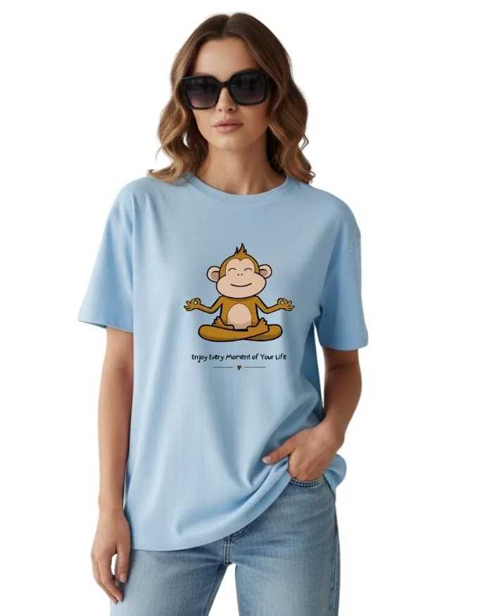 Yoga Unisex Terry Fabric Oversized Tee