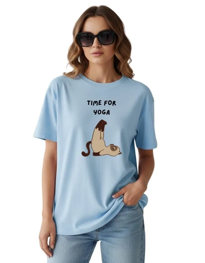 Yoga Unisex Terry Fabric Oversized Tee