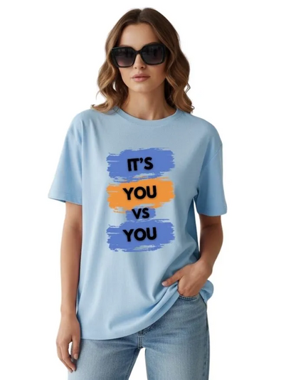 You vs You Unisex Terry Fabric Oversized Tee