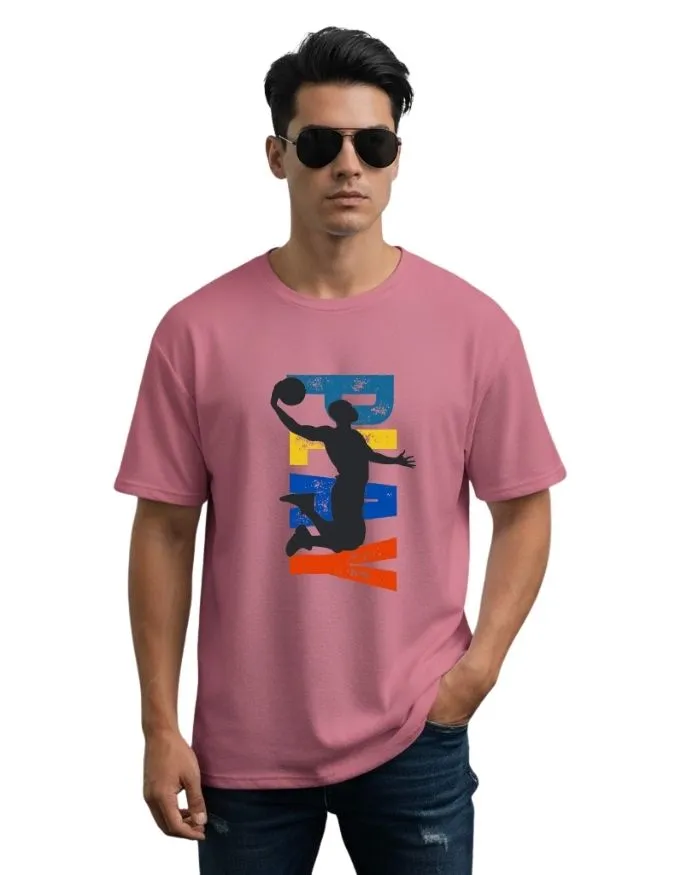 Sports Life Unisex Terry Fabric Oversized Tee