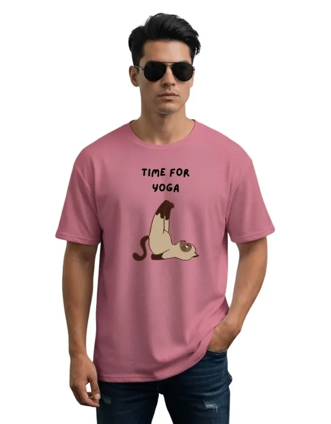 Yoga Unisex Terry Fabric Oversized Tee