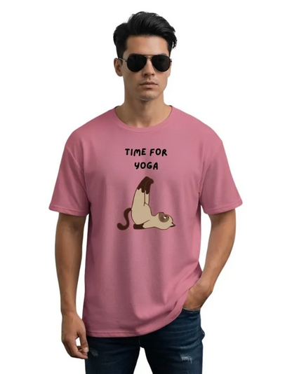 Yoga Unisex Terry Fabric Oversized Tee