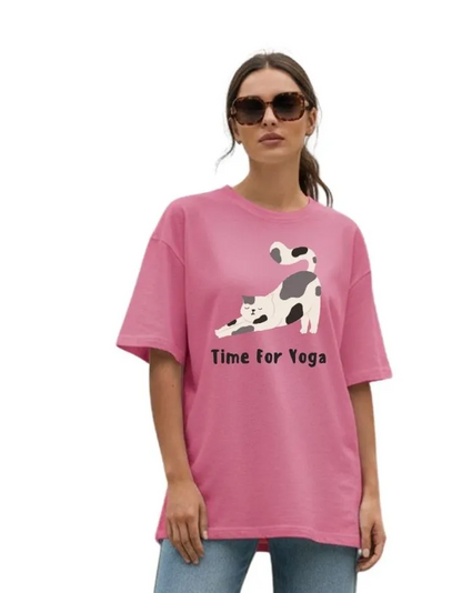 Yoha Unisex Terry Fabric Oversized Tee