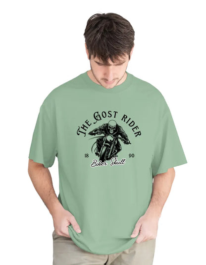 Ghost Rider Unisex Terry Fabric Oversized Tee