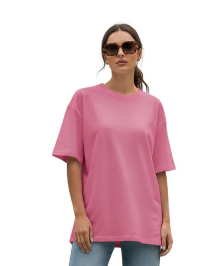 Plain Unisex Terry Oversized Tee