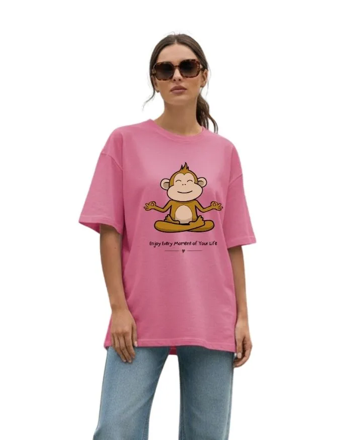 Yoga Unisex Terry Fabric Oversized Tee
