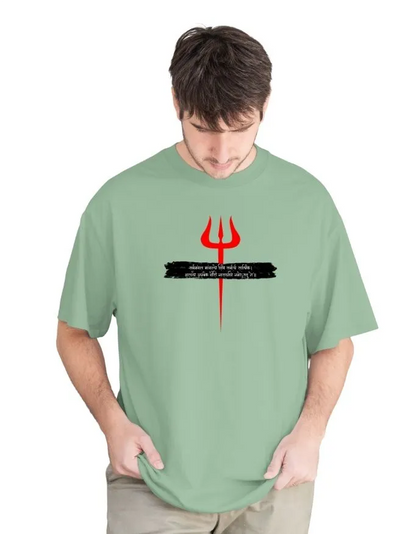 Jai Mahadev Unisex Terry Oversized Tee