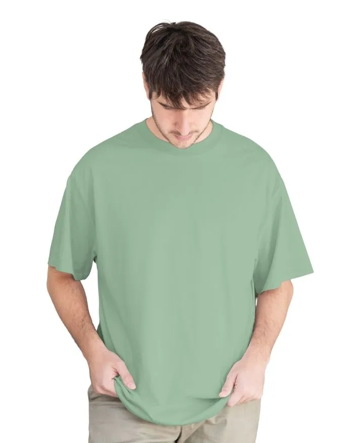 Plain Unisex Terry Oversized Tee