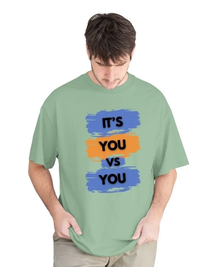 You vs You Unisex Terry Fabric Oversized Tee