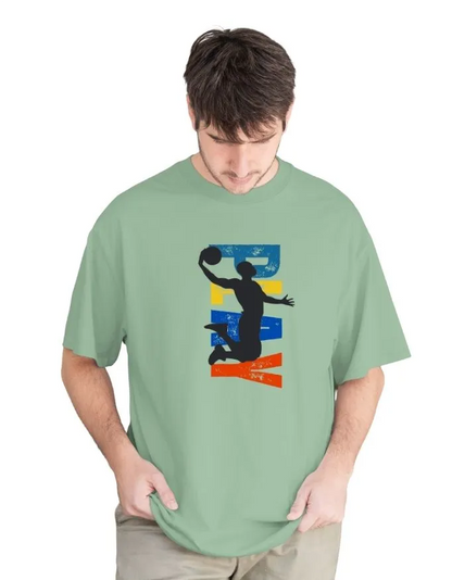 Sports Life Unisex Terry Fabric Oversized Tee