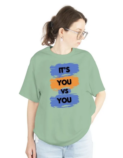 You vs You Unisex Terry Fabric Oversized Tee